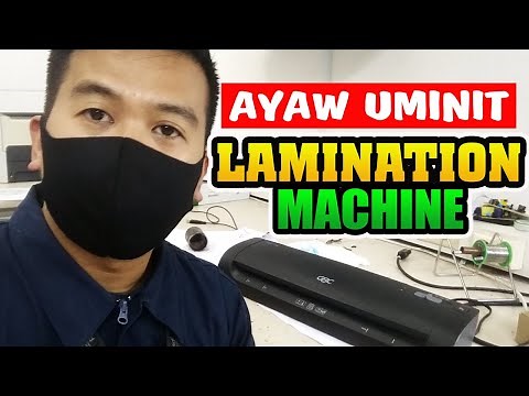 🔘 How to repair lamination machine | Laminator not heating