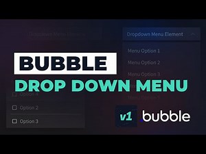 Drop Down Menu to Database in Bubble.io (Example)
