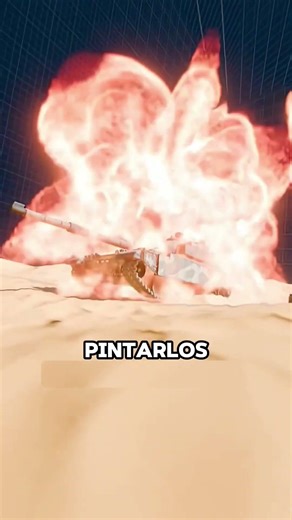 Tanques rosas para camuflarse en el desierto. 🎨