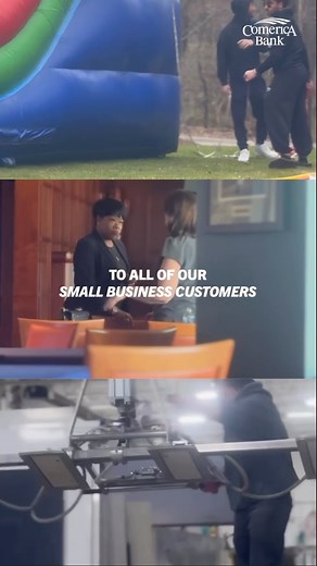 Happy #NationalSmallBusinessDay from Comerica Bank! We’re so thankful for all of our small business customers and the difference you’re making in our communities. Not banking with us yet? Let’s change that: https://bit.ly/49TsoMn 😉 Member FDIC. This video features Leonardo's Marble and Granite, Rent A Bounce and Encore Commercial Products. #ComericaBank #SmallBusinessBanking | Comerica Bank