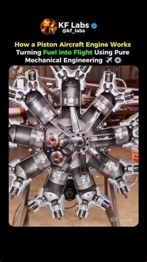 How an Aircraft Piston Engine Really Works ✈️⚙️