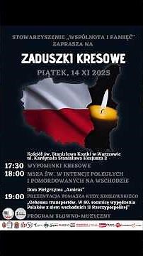 This coming Friday, All Souls' Day in Warsaw!