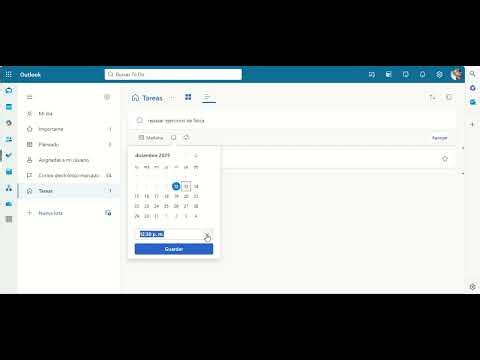 Listas de tareas ULTIMA VERSION DE OUTLOOK