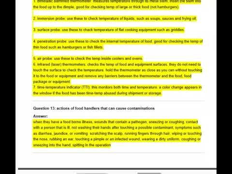 PDF Download SERVSAFE CHAPTER 3 & 4 EXAM QUESTIONS Actual Qs and Ans - Expert-Verified Explanation