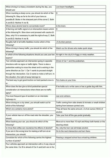 NC Permit Practice Test Real Flashcards video