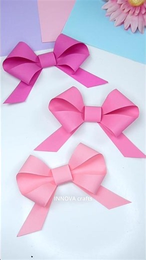 Paper Bow DIY 🎀 Easy Paper Crafts