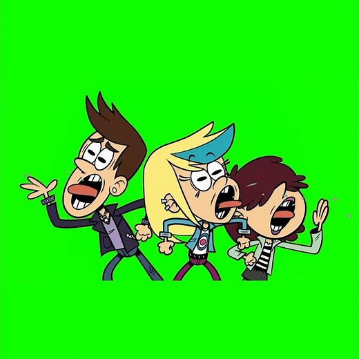 Moon Goats band bleat green screen