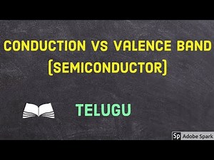 Conduction vs Valence band | Telugu