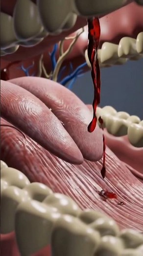 Your tongue gets cut… what happens next? 😱👅 Watch till the end!