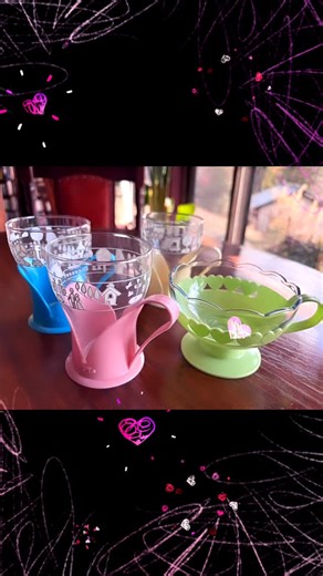 cafe & gallery キマッシ on Instagram: "可愛いプラッシーの景品 昔の景品は可愛いですね💕 グラスもガラスで取り外し可能 #キマッシ #古民家カフェ #隠れ家カフェ #レトロ雑貨店 #大津ランチ"