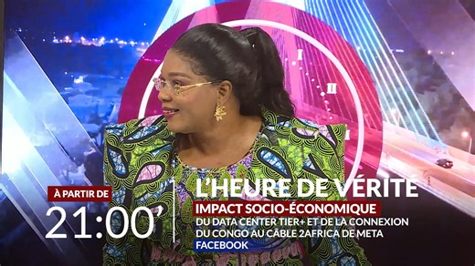 1.6K views · 44 reactions | Ce soir à partir de 21h 00, avec Aline France Etokabeka. #Telecongo | Télé Congo | Facebook
