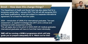 Junior Doctor Career Pathways In this video of our March SME Webinar, our guest speakers Dr Moeed Malik and Dr Abu Bocus, discuss the transition process back to the UK and the career routes available to International Medical Graduates. They discuss topics including the journey after graduation, registration with the GMC, the choice of entering FY1 or FY2, what CREST is and why it is important, as well as offering advice on selecting a Training Programme and their personal insights. | Study Medic