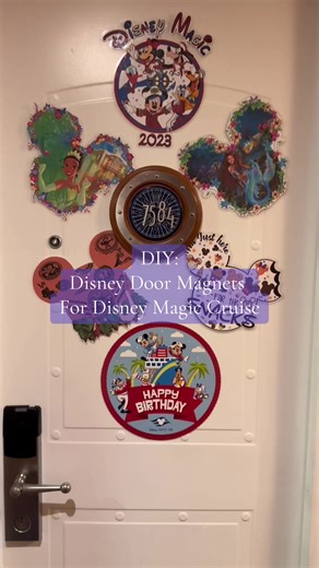 DIY We had so much fun making our Disney cabin door magnets! The best part was decorating and showing our Disney spirit!! Supplies: -Card Stock -Printer with Color Ink -Scissors -Laminator Machine -Plastic Laminate Sheets -Adhesive Magnets -& A Litlle Patience 🥰 #disneycruise #disney #mickeymouse #disneymagnets #Diy #diymagnets #disneycruisedoormagnets #disneycruisemagnets #princesstiana #disneyfoodie #moana #maui #princessariel #thelittlemermaid #magic
