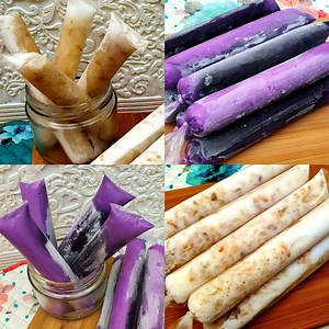 736K views · 5.5K shares | Here are two refreshing treats to beat the coming summer heat! Featuring Pinipig and Ube Cheese Ice Candies. Get Recipes: PINIPIG ICE CANDY - https://www.pinoycookingrecipes.com/recipe/pinipig-ice-candy UBE CHEESE ICE CANDY -https://www.pinoycookingrecipes.com/recipe/ube-cheese-ice-candy | Miss J | Facebook