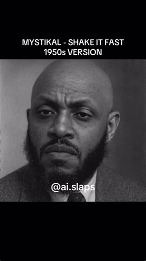 AI.SLAPS on Instagram: "😭😂🔥🔥🔥🔥 @mindofmystikal #mystkal #shakeitfast #1950sversion #aislaps #fyp COMMENT BELOW WHICH SONG I SHOULD DO NEXT‼️👇🏽"