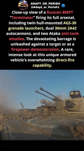 BMPT "Terminator" Full Weapons Demonstration #shorts