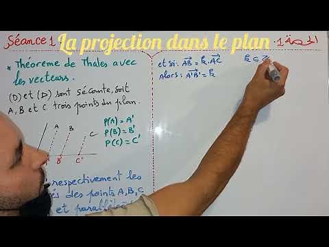 La projection dans le plan. tronc commun. séance 1.