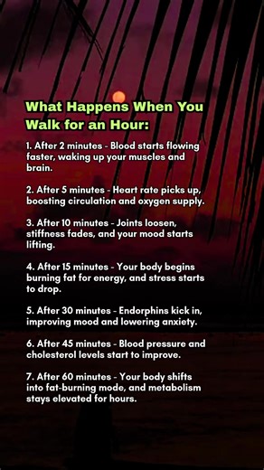 8.1K views · 31 reactions | What happenes when you walk for an hour.... | Facts World | Facebook