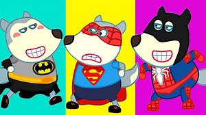 Amigos hoy nos divertiremos con juego genial de las aventuras de Wolfoo donde lo disfrazaremos de Varios super heroes, como los son Spiderman, Super Man y Batman. | Kevin Fab