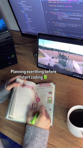 Can you code without something playing in the background? 👀 i honestly can’t…coffee, a series and some coding is my routine ☕💻🎬 What about you? #coding #codinglife #programming #softwareengineer #dev