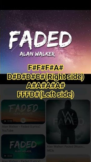 Faded by Allen Walker on Casio.