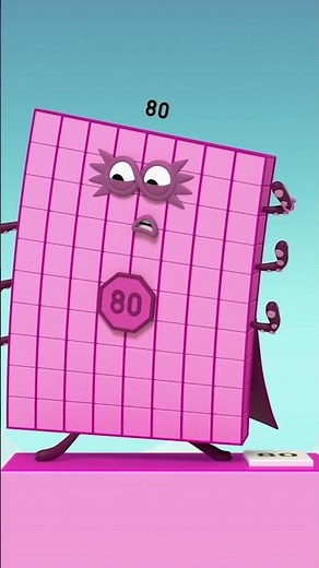 CONTANDO DE 70 a 90 | Caricaturas para niños - Parte 4 | Numberblocks en Español #shorts