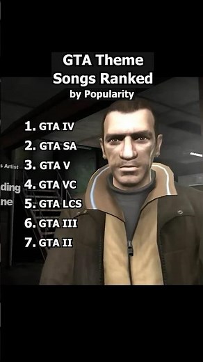 GTA Theme Songs Ranked!! #gta #gtaonline #videogamemusic