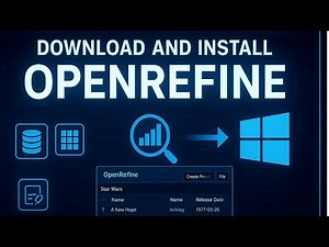 How to Download and Install OpenRefine on Windows ⚡ Portable Version + Step-by-Step Guide 🖥️ Free...