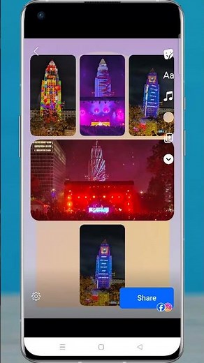 How to Create and Customize Collages on Facebook Stories #shorts