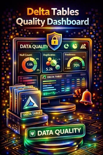 How do you set up automated quality dashboards for Delta tables?