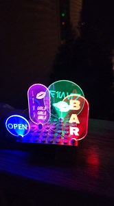 Ive been wanting to do this for awhile and finally made some signs up today. Would live to hear more ideas to try out. #led #laser #light #lego #sign | Bevins Bricks