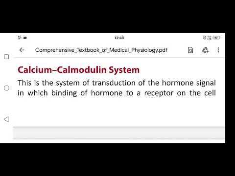 Physiology - Calcium Calmodulin System