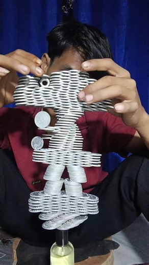 fifty nine hours of coin stacking