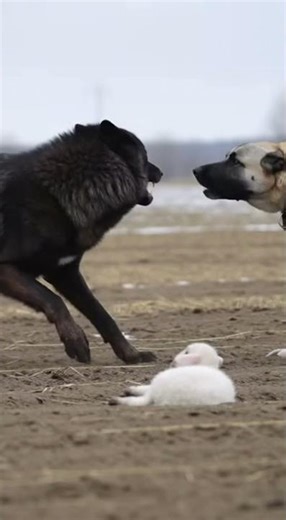 Brave Dog Saves Lamb from Wolf Attack 🐺🐑 | Livestock Guardian Hero