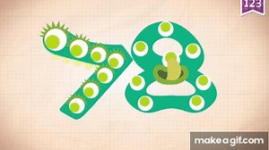 Learn Number 78 in English & Counting, Math by Endless Numbers   Kids Video on Make a GIF