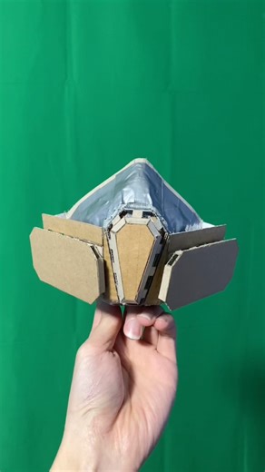 Cardboard BLACK Mask: Making the Respiration System