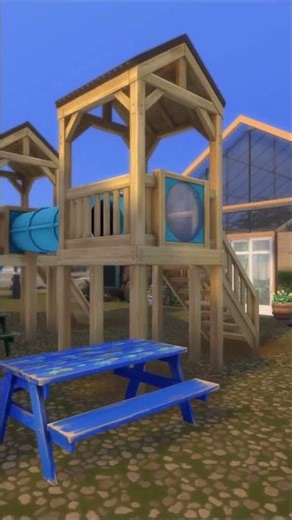 tried to make a zoo on sims #thesims4 #zoo #farm #ea #speedbuilds #howto #tried #rabbits #crocodiles