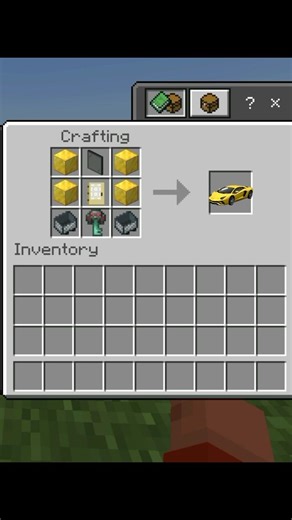 minecraft lamborghini recipe