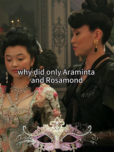 Why did only Araminta and Rosamund not wear masks at the ball?#queencharlottetheshow #bridgertonseason4 #kanthony #philoise #benophie