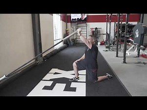 Landmine Exercise How To: Half Kneeling Press - Angled Barbell Training