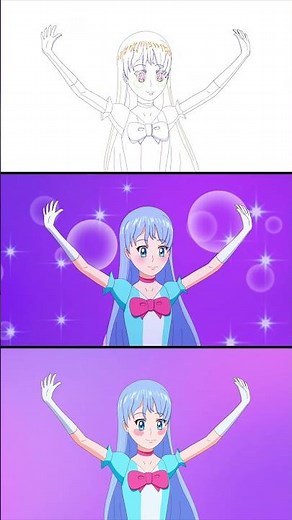 "Mahou Usagi" Magical Girl Transformation - Animation