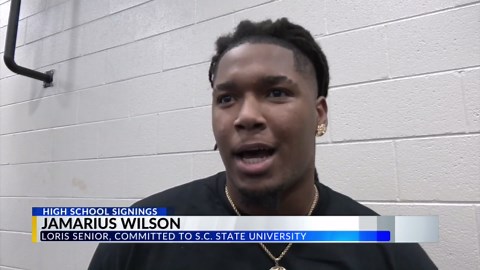 Loris trio sign to play at SC State