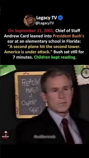 BUSH HEARD IT AND STAYED