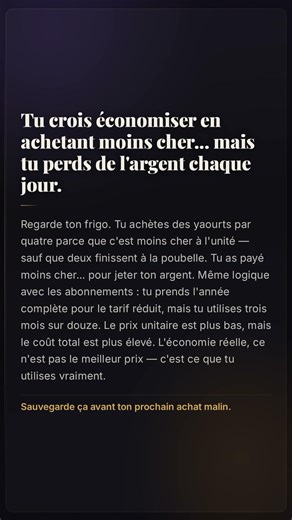 Le piège de l'achat en gros : payer moins pour gaspiller plus