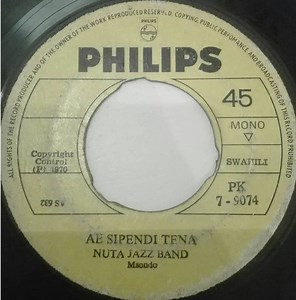 Nuta Jazz Band - Ae Sipendi Tena / Ndugu Zangu Leo