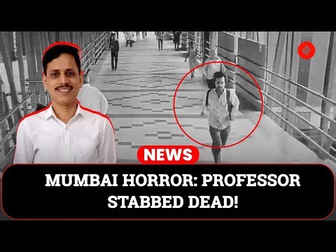 Mumbai Station Murder: Professor Stabbed In Daylight, CCTV Shows Killer Escaping