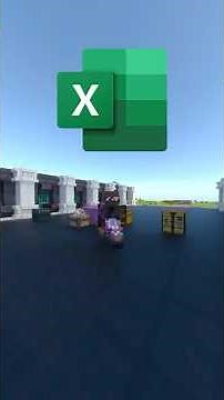 I played Minecraft with an Excel spreadsheet
