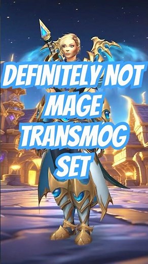 The Most Unique Mage Transmog set #wowtransmog #worldofwarcraft #warcraft