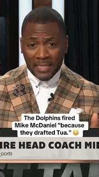 Ryan Clark reacts to the Dolphins firing Mike McDaniel