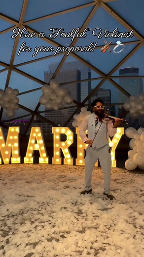 Ready to elevate your proposal? Book me and let’s create magic! 🎻💍 #engagedtiktok #engagement #fypツ #proposal #violin